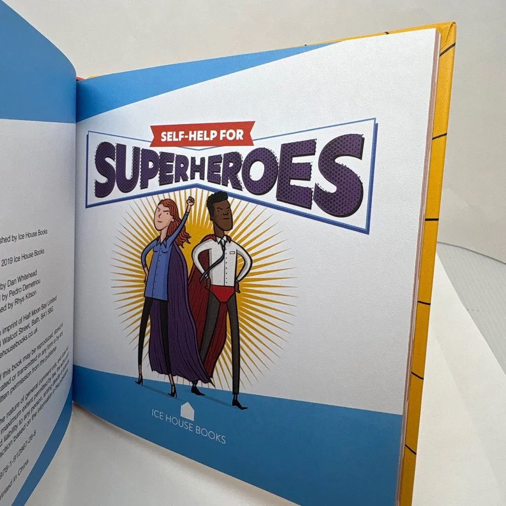 Self-Help For Superheroes Book by Dan Whitehead Illustrated‎ Pedro Demetriou